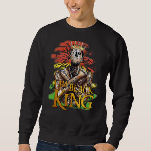 Sudadera Soy el hombre negro Rey padre poderoso Afro Melani