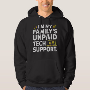 Sudadera Soy el ingeniero gracioso de soporte técnico no pa