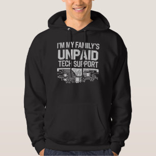 Sudadera Soy el ingeniero gracioso de soporte técnico no pa