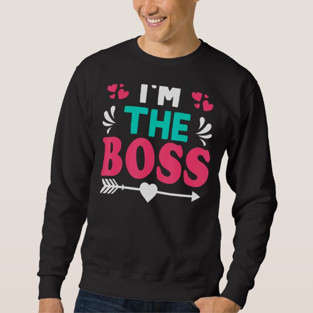 Sudadera Soy el jefe (Anverso)
