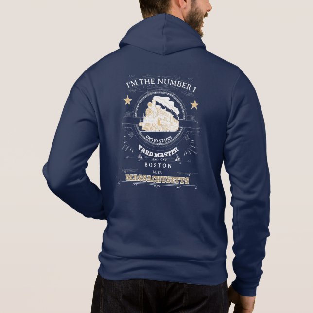 Sudadera Soy el maestro del año número 1 (Reverso)