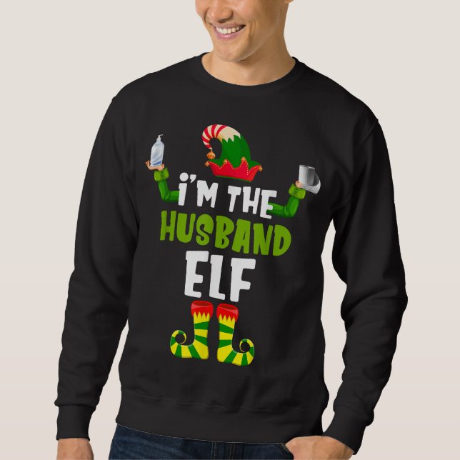Sudadera Soy el marido Elf Funny Navidades (Anverso)