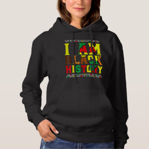 Sudadera Soy el Mes de la Historia Negra Afro Africano Orgu
