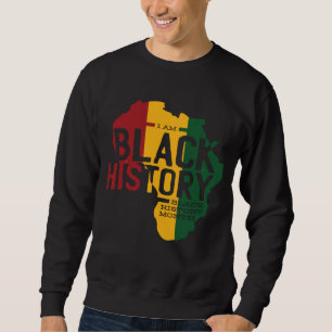 SUDADERA SOY EL MES DE LA HISTORIA NEGRA DE LA HISTORIA NEG