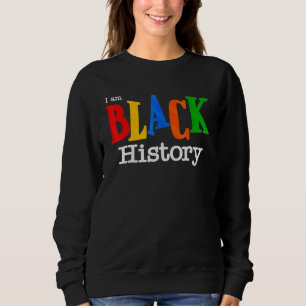 Sudadera Soy el Mes de la Historia Negra Orgullo Afroameric