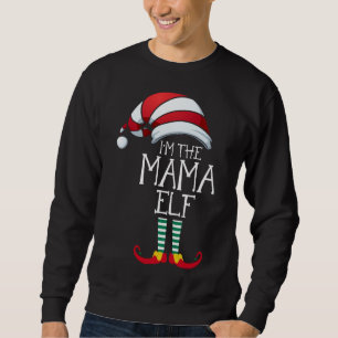 Sudadera Soy el Navidad bibliotecario de la familia Elf