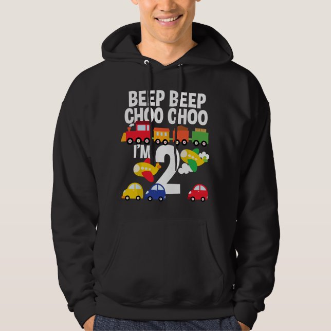 Sudadera Soy el niño de cumpleaños número 2 Cumpleaños 2 Tr (Anverso)