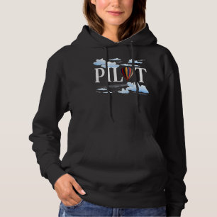 Sudadera Soy el piloto de aviones en globo aerostático