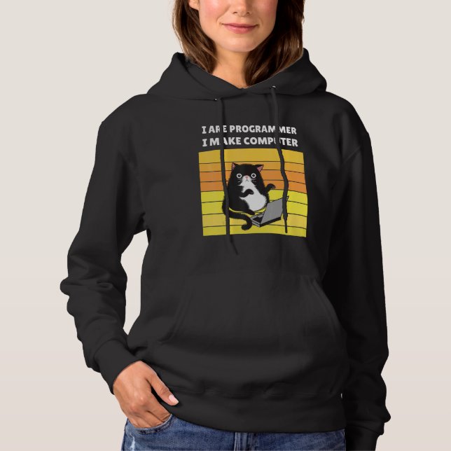Sudadera Soy El Programador Que Hago La Computadora Cat 1 (Anverso)