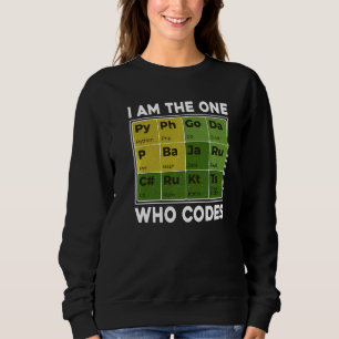 Sudadera Soy El Que Codifica A Programador Nerd