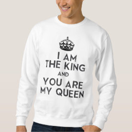 Sudadera Soy el rey y tú eres mi reina