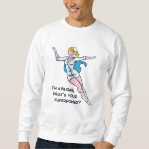 Sudadera Soy enfermera, ¿cuál es tu superpoder?