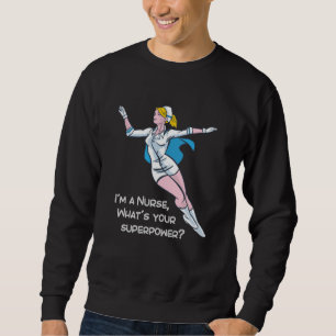 Sudadera Soy enfermera, ¿cuál es tu superpoder?