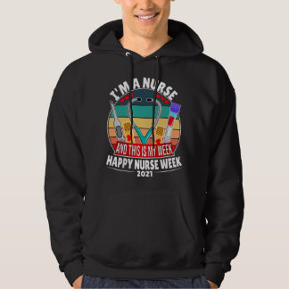 Sudadera Soy enfermera y esta es mi semana Feliz semana de 