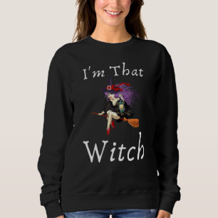 Sudadera Soy Esa Cofradía De Brujas Novedad Gráfica De Hall