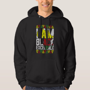 Sudadera Soy Excelencia Negra Historia Negra Hombres Africa