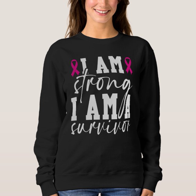 Sudadera Soy Fuerte, Soy Superviviente (Anverso)
