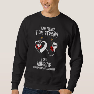 Sudadera Soy Fuerte Soy Un Implante Coclear Guerrero Awaren