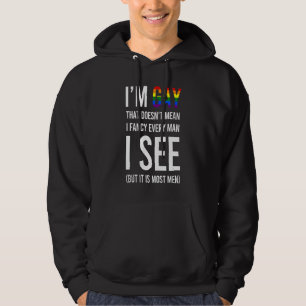 Sudadera Soy gay, eso no quiere decir que me fastidio cada