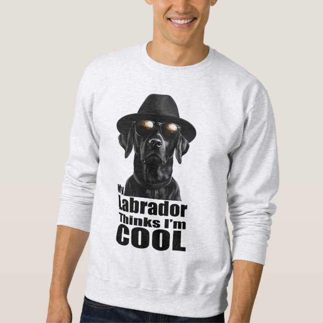 Sudadera Soy Guay Black Lab (Anverso)