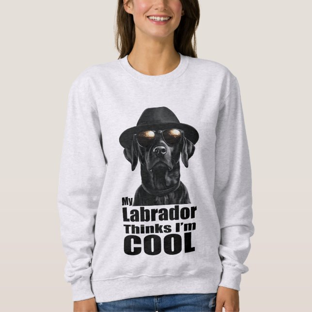 Sudadera Soy Guay Black Lab (Anverso)