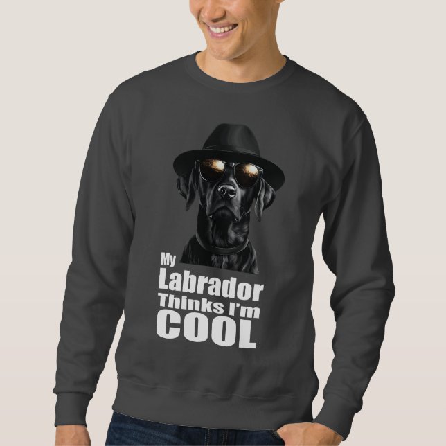 Sudadera Soy Guay Black Lab (Anverso)