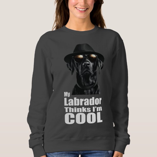 Sudadera Soy Guay Black Lab (Anverso)
