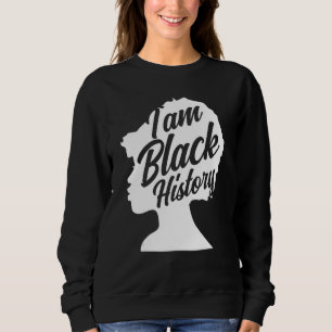 Sudadera Soy Historia Negra Afro Americano Americano Africa