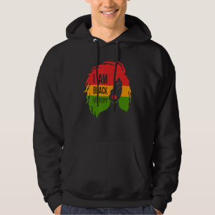 Sudadera Soy historia negra, afromujeres Chica orgullo afri