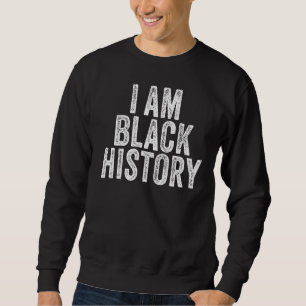 Sudadera Soy historia negra, celebración del Orgullo Africa
