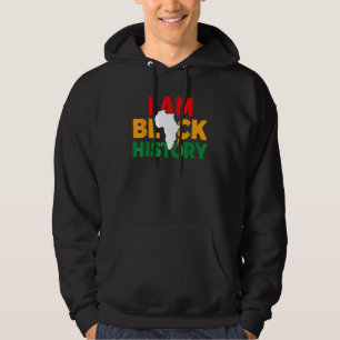 Sudadera Soy Historia Negra Hombres Mujeres Niños Chicas Bl