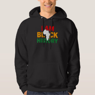 Sudadera Soy Historia Negra Hombres Mujeres Niños Chicas Bl