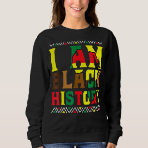 Sudadera Soy historia negra Mes de historia negra y orgullo