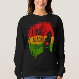 Sudadera Soy historia negra mujeres afro Chica orgullo afri