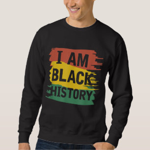 Sudadera Soy historia negra Patrimonio africano BHM África