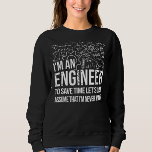 Sudadera Soy Ingeniero Diseñador De Ingenieros Civiles Dipl
