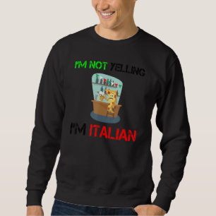 Sudadera Soy italiano me encanta la cerveza italiana que to