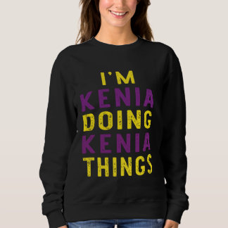 Sudadera Soy Kenia haciendo cosas de Kenia