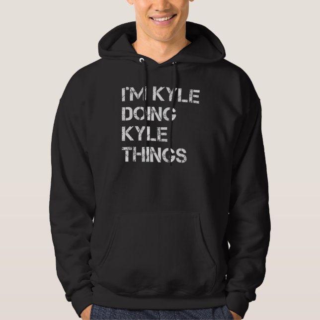 Sudadera Soy Kyle Doing Kyle Things Funny Navidades (Anverso)