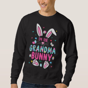 Sudadera Soy la abuela Bunny Happy Easter Cute Grandma Bu