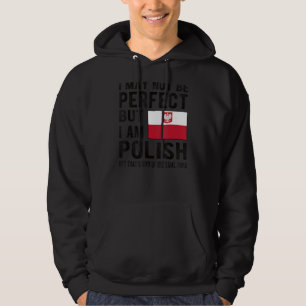 Sudadera Soy la bandera polaca, el patrimonio de Polonia, r
