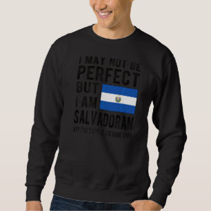 Sudadera Soy la bandera salvadoreña El Salvador Orgulloso R