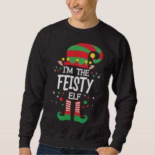 Sudadera Soy la familia de ingenieros de Elf coincidiendo g