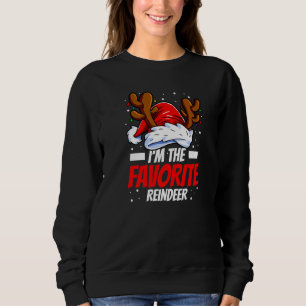 Sudadera Soy la familia de renos favorita que combina el cr