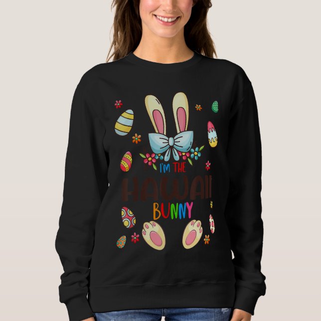 Sudadera Soy la familia que coincide con el Día de Pascua d (Anverso)
