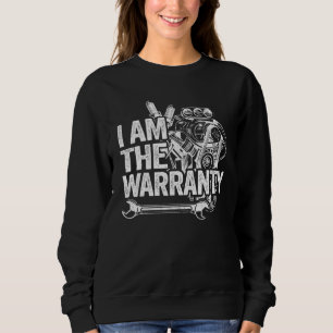 Sudadera Soy La Garantía Race Car Parts Engine Auto Mecha