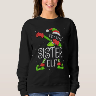 Sudadera Soy La Hermana Elfa Haciento El Dabbing Santa Clau