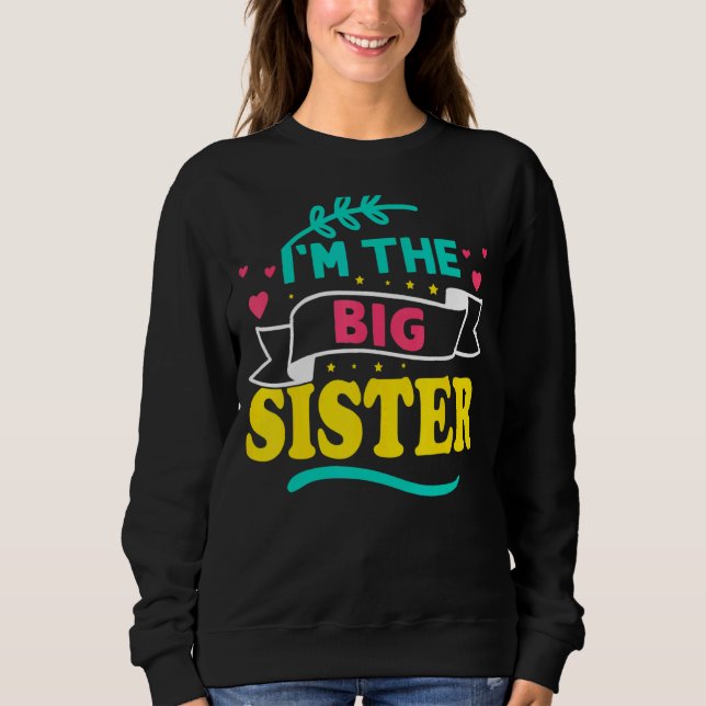 Sudadera Soy la hermana mayor (Anverso)