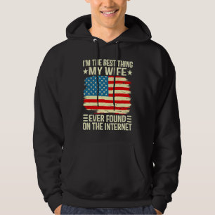 Sudadera Soy la mejor cosa que mi esposa encontró en Intern