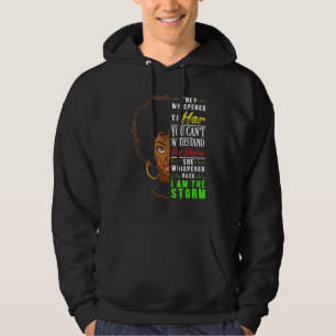 Sudadera Soy la mujer Melanin Chica negra del mes de la his